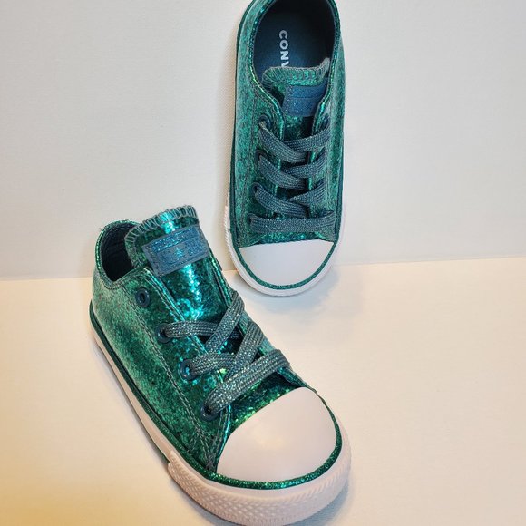 Kids Converse Chuck Taylor All Stars *Glitter* - Picture 2 of 3